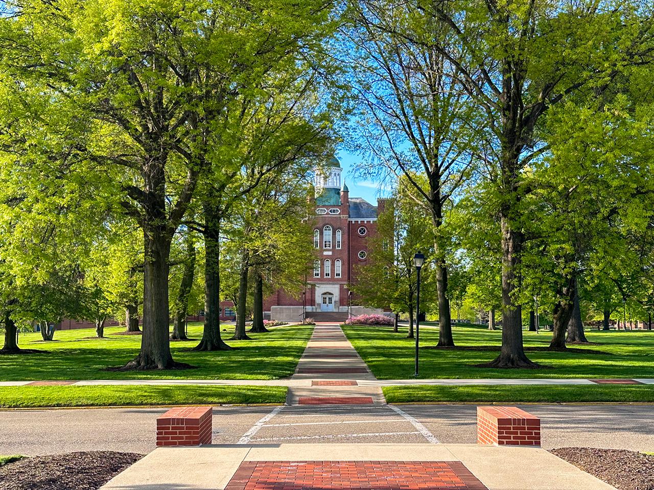 chapman hall in spring